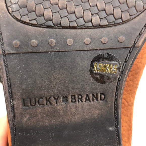 LUCKY BRAND WESTERN ANKLE BOOTIES BOHO SIZE 8.5 - Picture 7 of 7